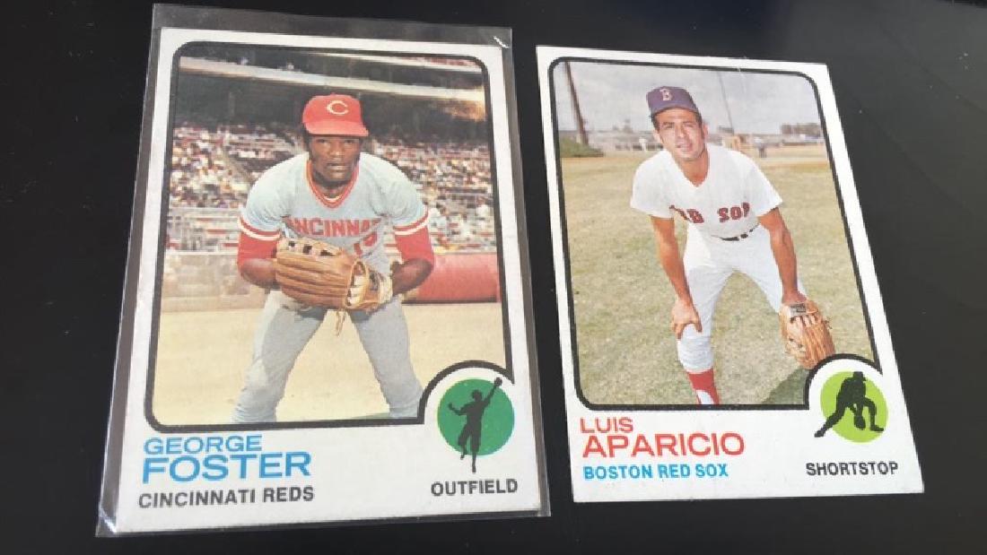 George Foster and Luis Aparicio 1973 Topps (1 of 2)