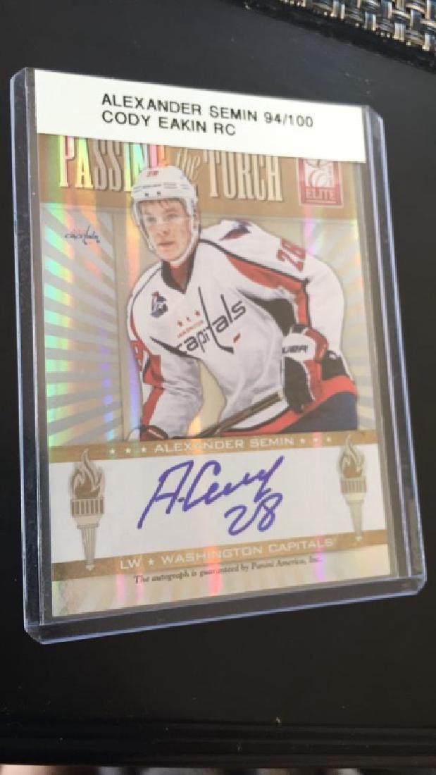 Alexander Semin and Cody Eakin 2011 elite passing (1 of 2)