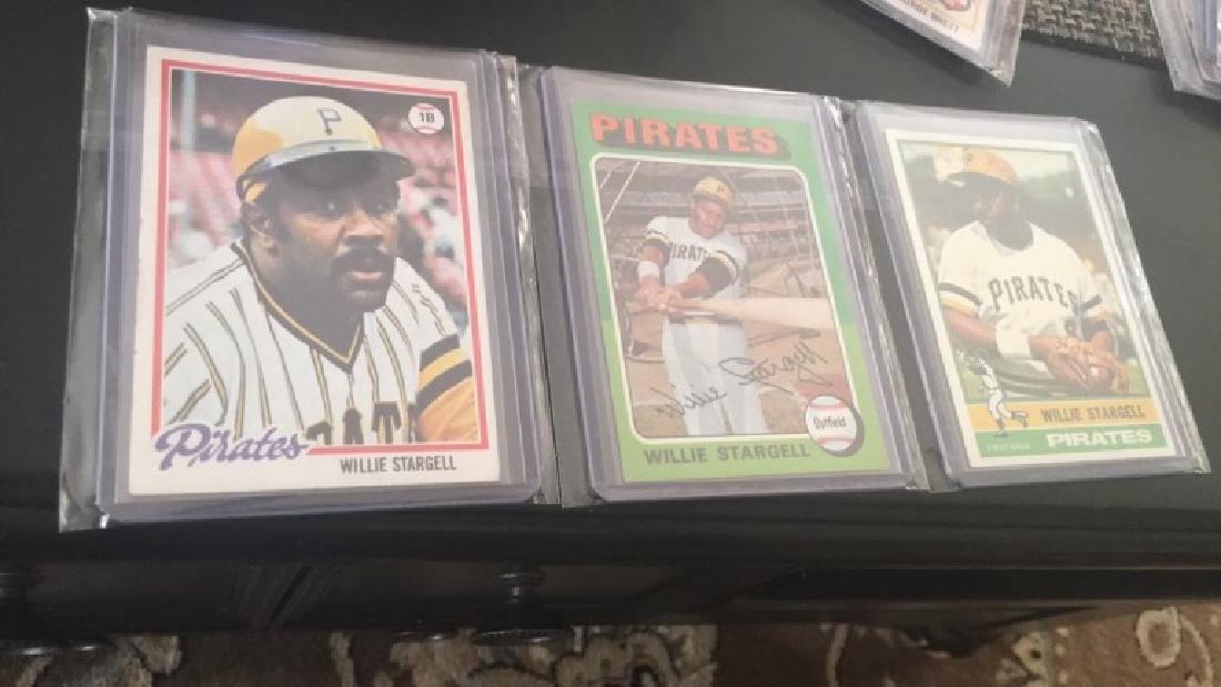 Willie Stargell 1975 1976 and 1978 Topps lot: Willie Stargell 1975 1976 and 1978 Topps lot