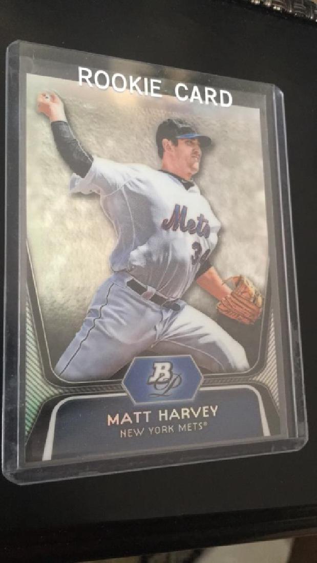 Matt Harvey 2012 Bowman platinum RC (1 of 2)