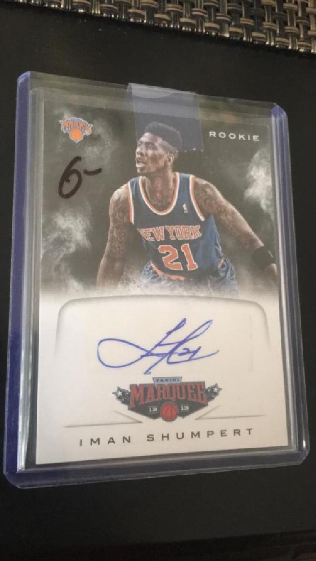 Iman Shumpert panini Marquee RC auto (1 of 2)