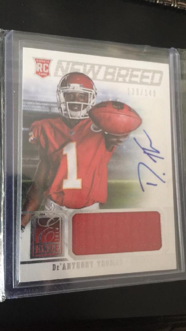 De'anthony Thomas 2014 elite new breed patch auto (1 of 2)