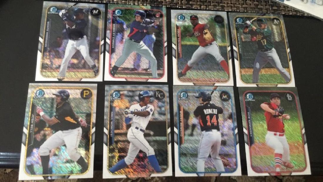 2015 bowman chrome mini farms finest RC lot nice (1 of 3)