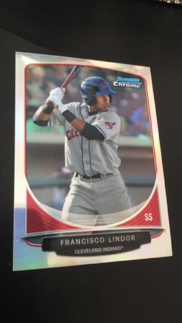 2013 Bowman Chrome Mini RC Francisco Lindor (1 of 1)