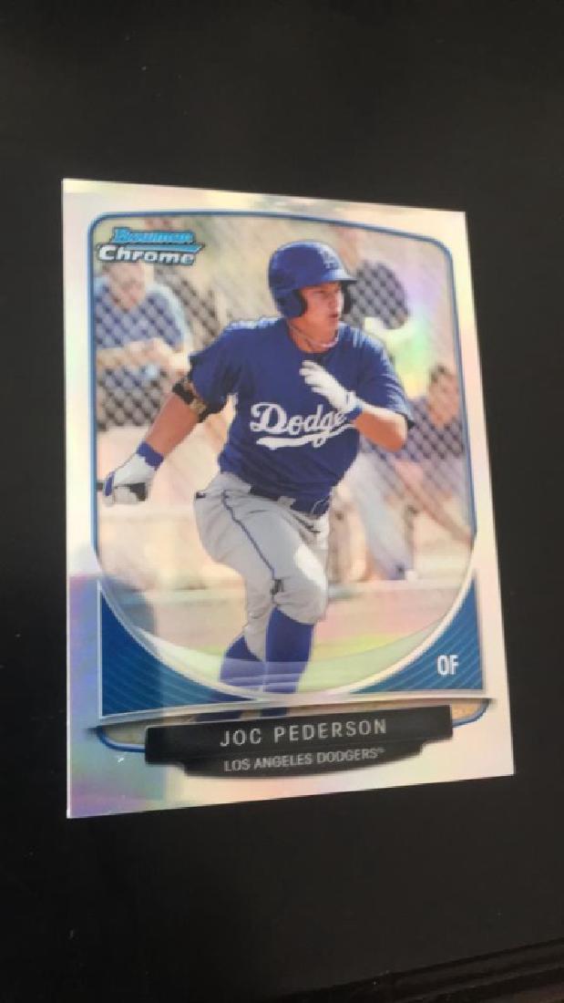 2013 Bowman Chrome Mini RC Joc Pederson (1 of 1)