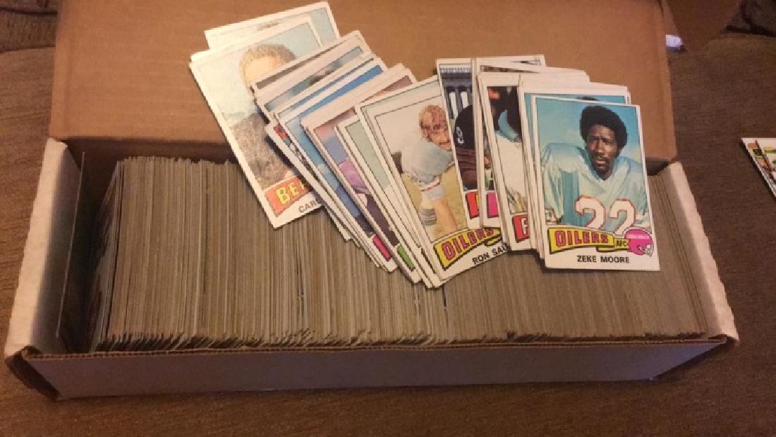 800 count box filled with 1975 vintage football (1 of 6)