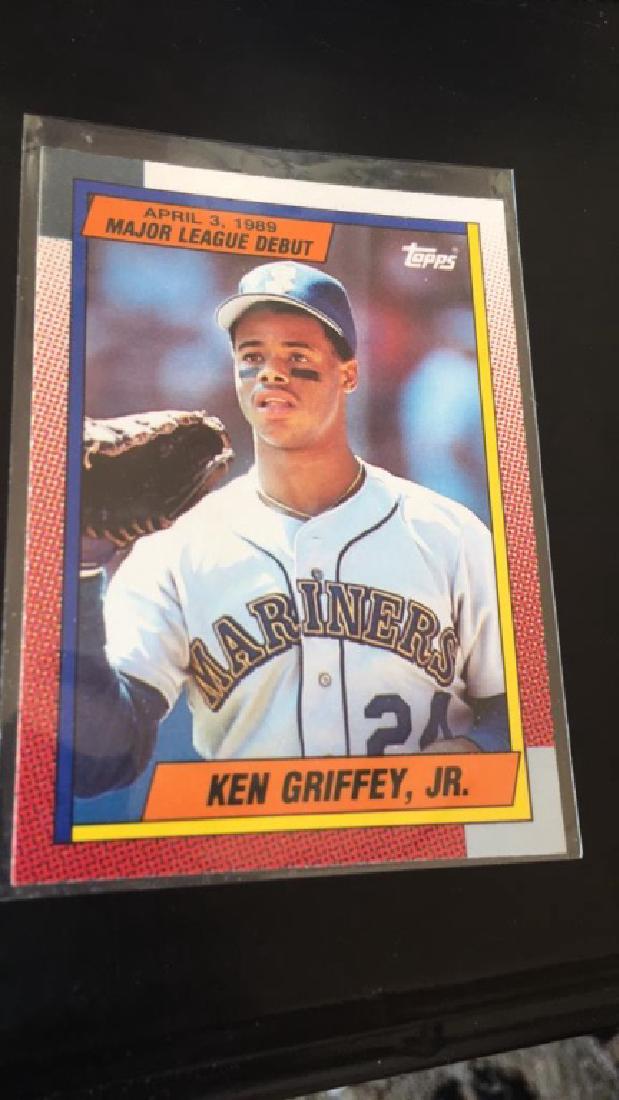 Ken Griffey Jr 1989 Topps Debut RC (1 of 2)