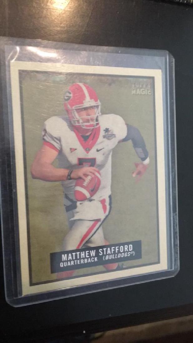 Matthew Stafford Topps Magic RC (1 of 1)
