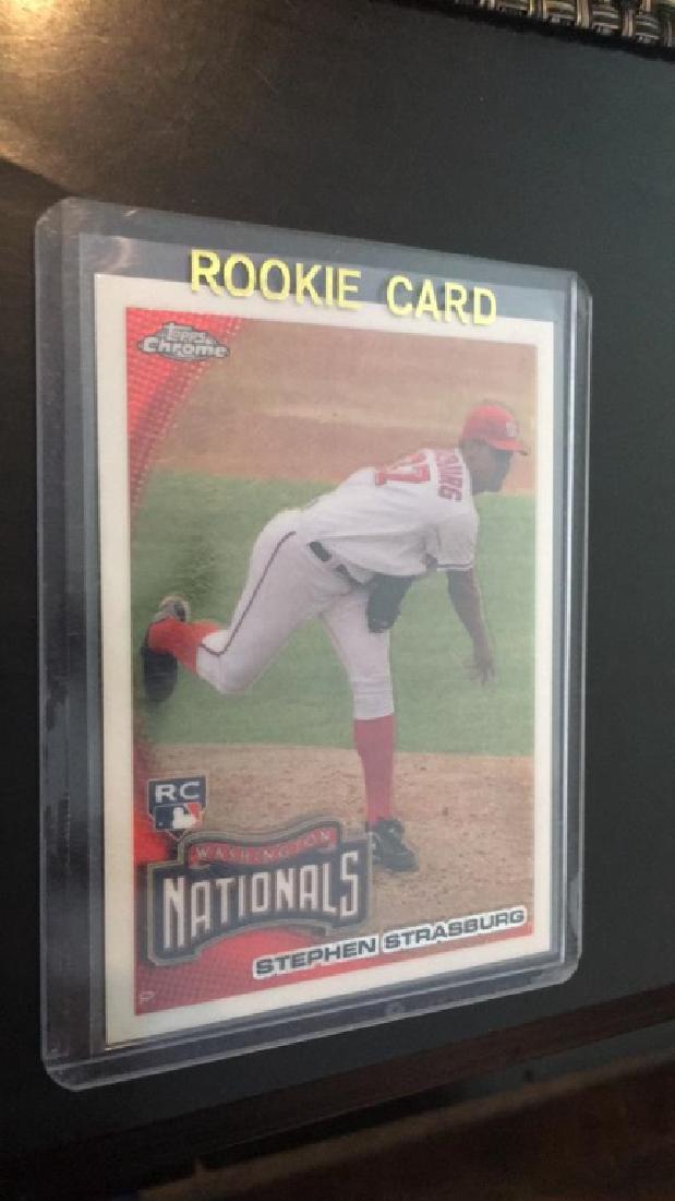 Stephen Strasburg 2010 Topps chrome RC (1 of 2)