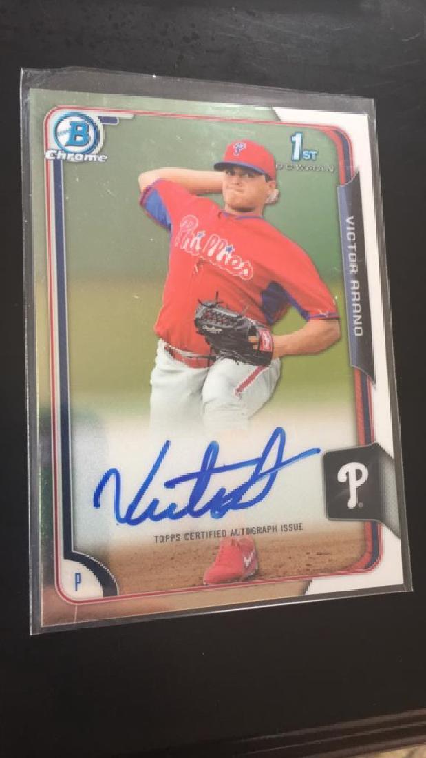 Victor Arand 2015 bowman chrome auto RC (1 of 2)