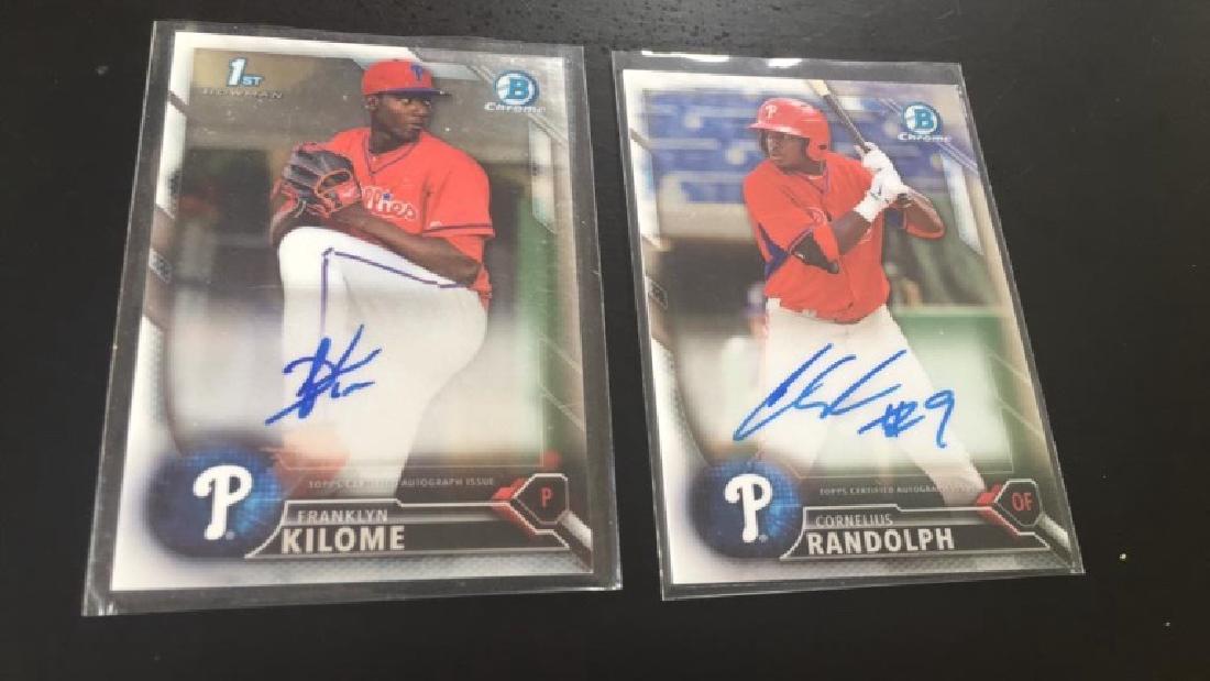 2016 bowman chrome Cornelius Randolph and (1 of 1)