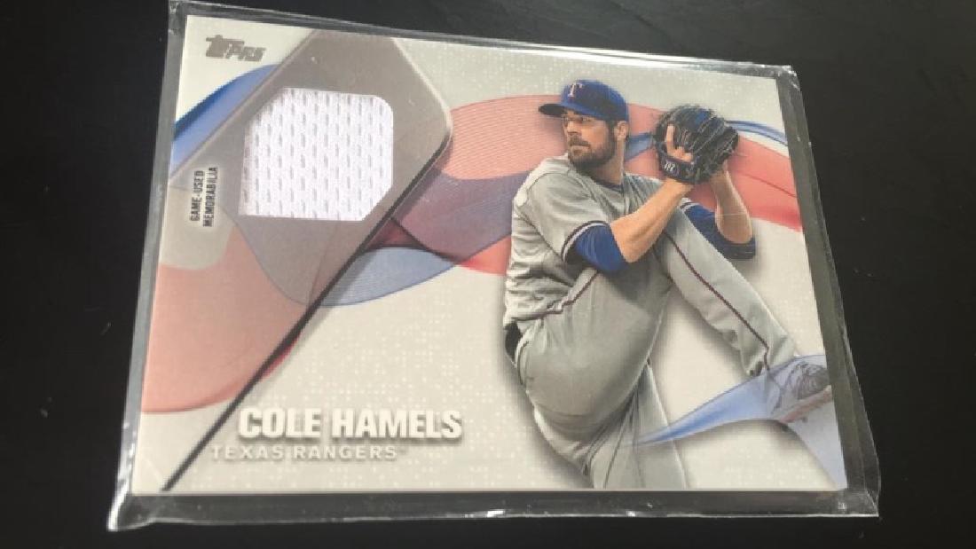 Cole Hamels 2017 Topps material relic (1 of 2)