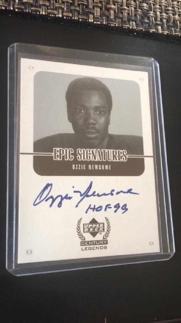 Ozzie Newsome Century legends auto (1 of 1)
