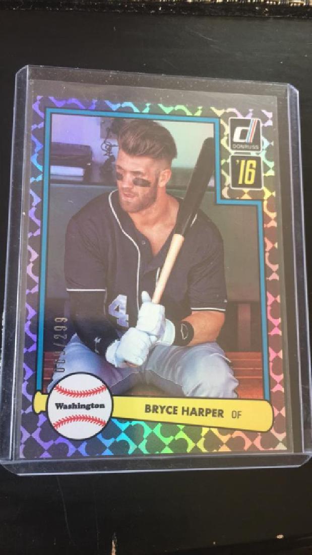 Bryce Harper 2016 Donruss SP /690 (1 of 3)
