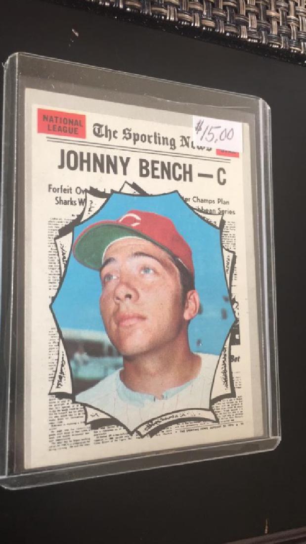 Johnny Bench 1970 Topps Sporting News (1 of 2)