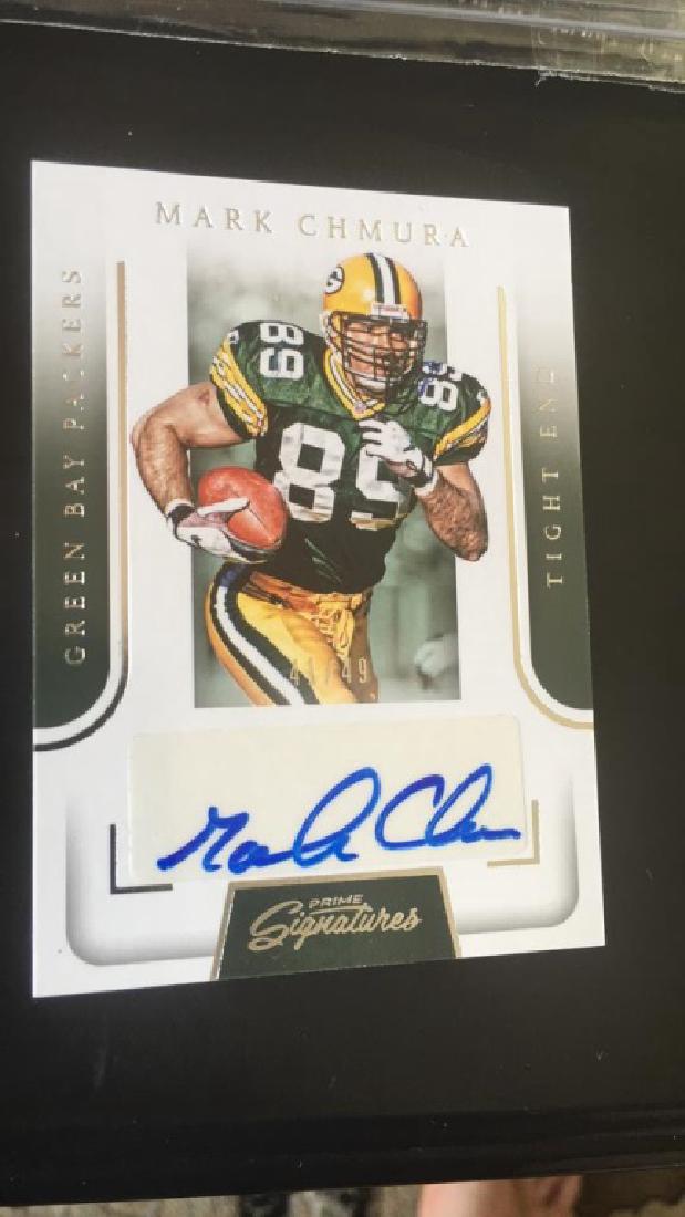 Mark Chmura 2016 prime signatures auto /49 (1 of 2)