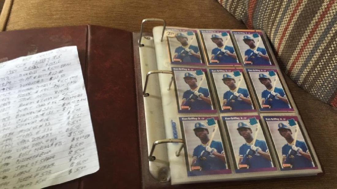 Huge Ken Griffey Jr 200 plus card collection with (1 of 13)