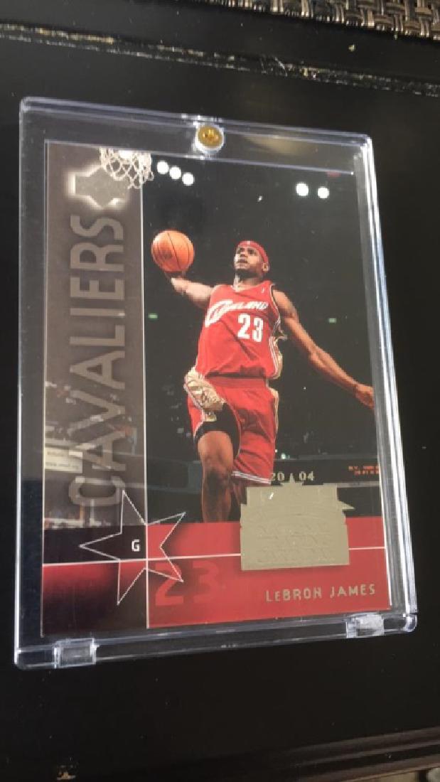 Lebron James 2004 national trading card day RC (1 of 2)