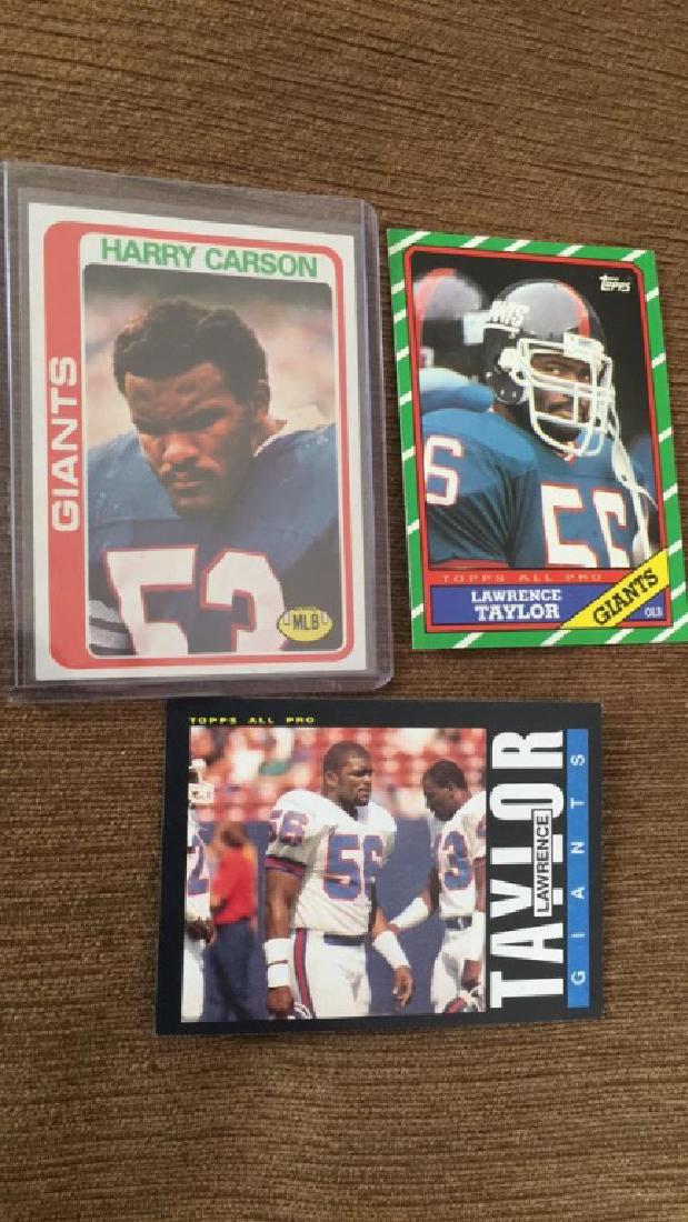 Lawrence Taylor and Harry Carson 1978 1985 1986 (1 of 2)