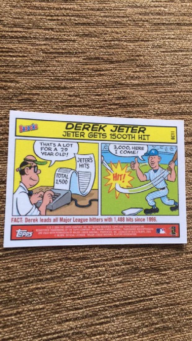 Derek Jeter Bazooka comic insert (1 of 1)