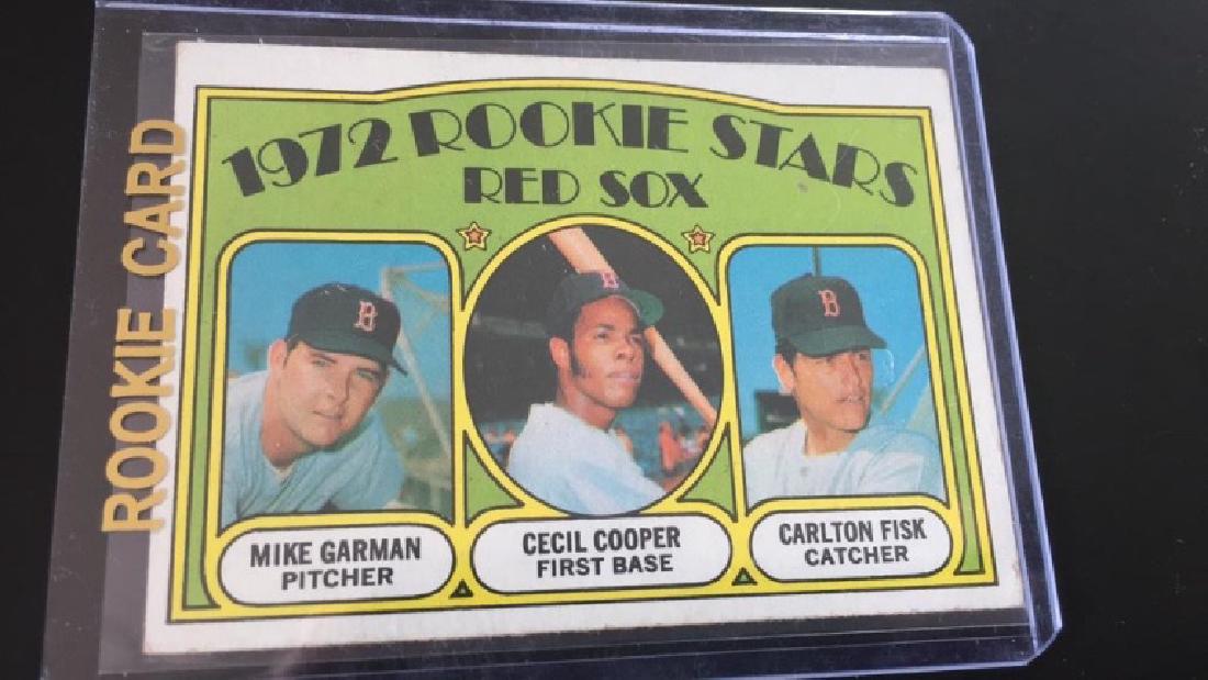 Carlton Fisk 1972 Topps RC (1 of 3)