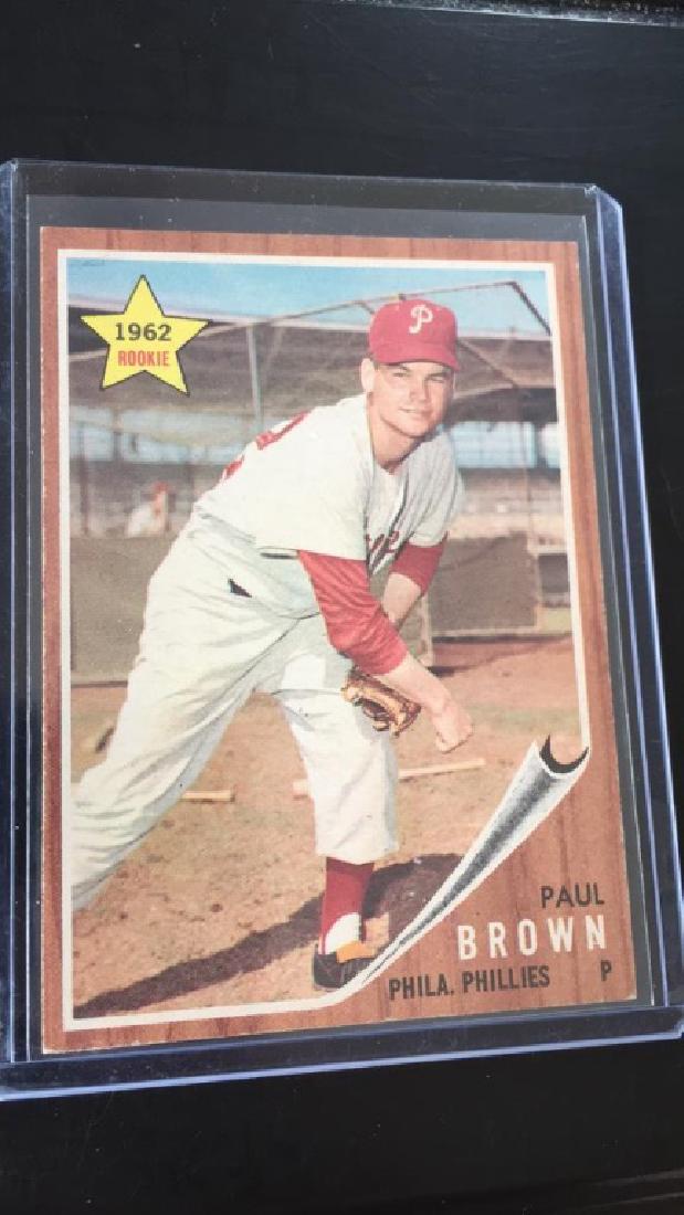 Paul Brown 1962 Topps RC (1 of 2)