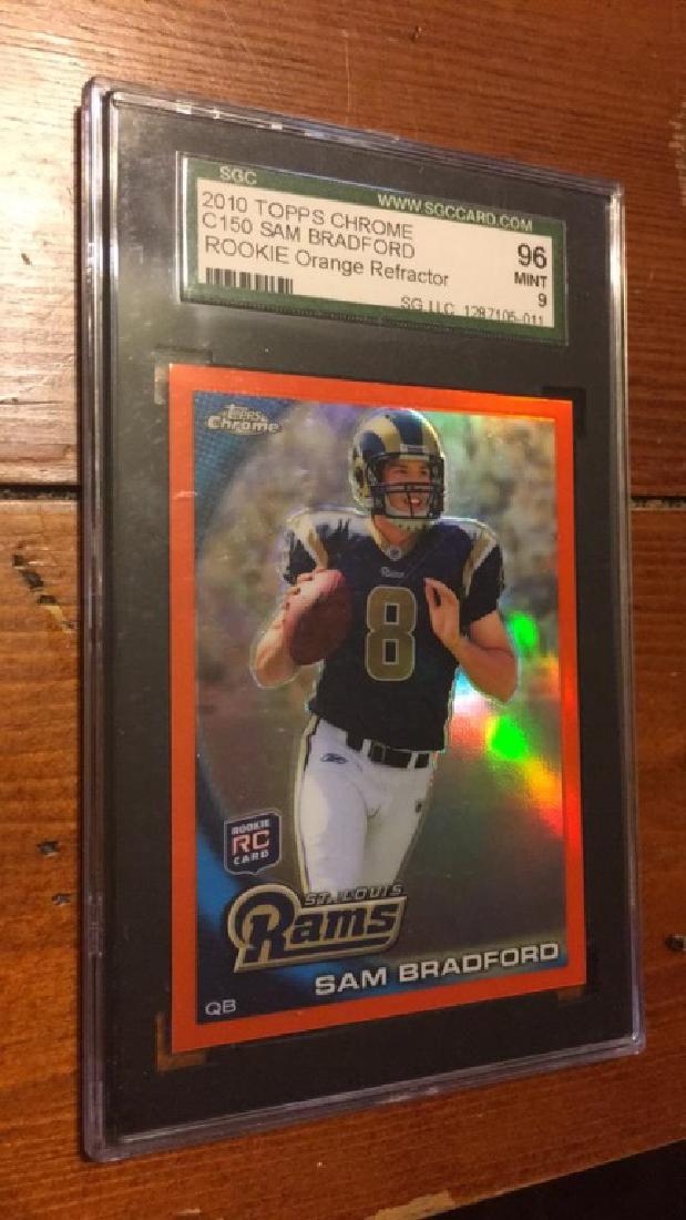 Sam Bradford 2010 Topps chrome orange refractor (1 of 1)