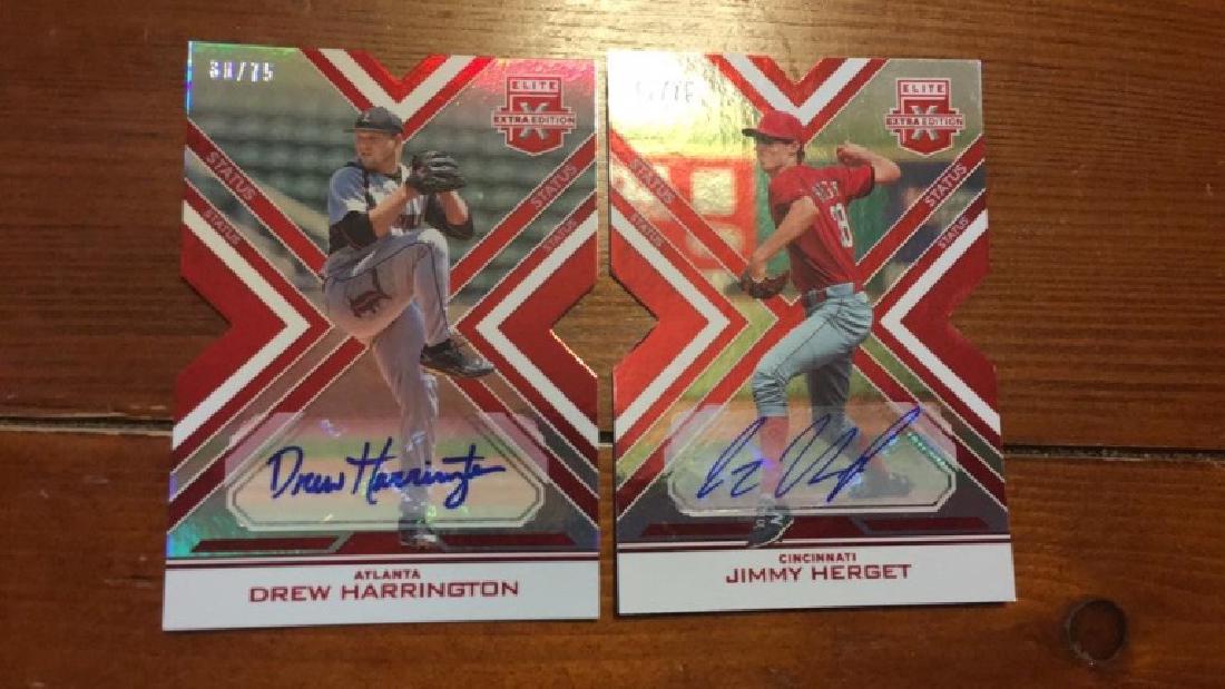 2016 Elite auto RC SP die cut lot Drew Harrington (1 of 2)