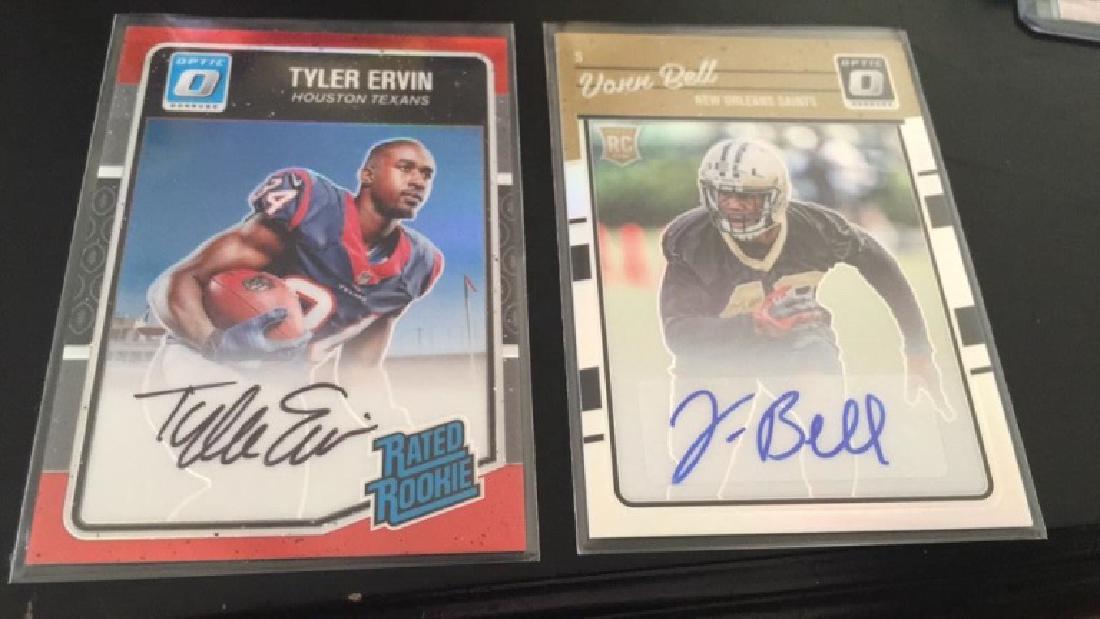 Tyler Ervin Vonn Bell 2016 optic auto lot /50 /99 (1 of 2)