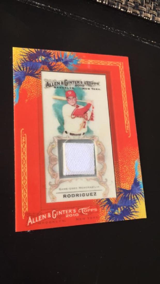 Ivan Rodriguez Allen and Ginter is 2010 game used (1 of 1)