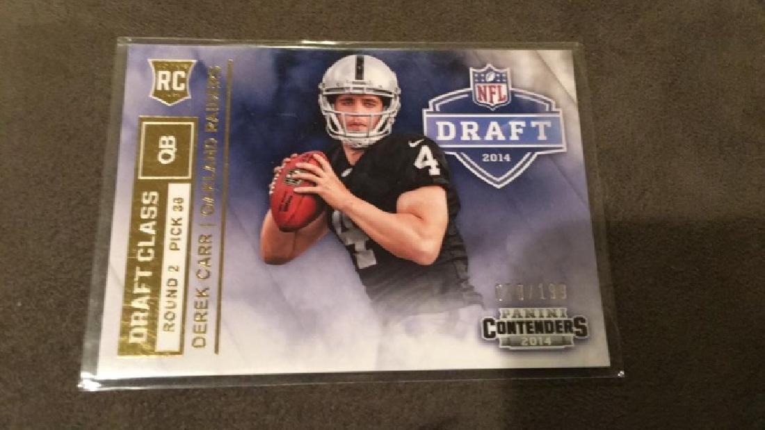 Derek Carr 2014 contenders RC /199 (1 of 1)