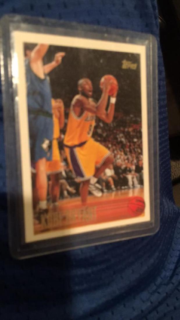 Kobe Bryant 1996 Topps RC (1 of 2)