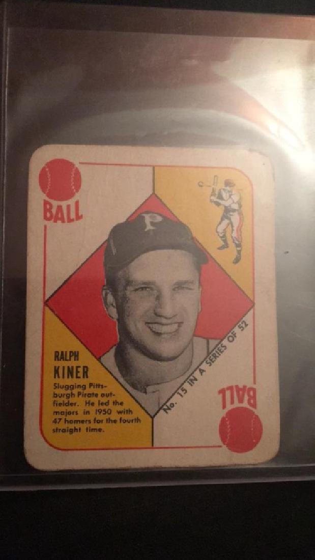 Ralph Kiner 1951 Topps Red Back (1 of 2)