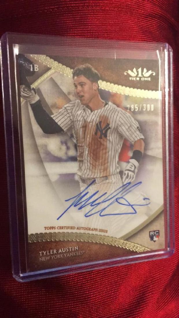 Tyler Austin 2017 Tier one RC auto /300 (1 of 2)