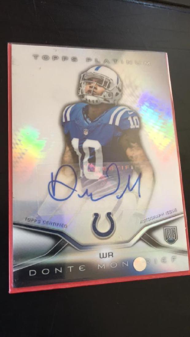 Donte Moncrief Topps platinum auto RC (1 of 1)