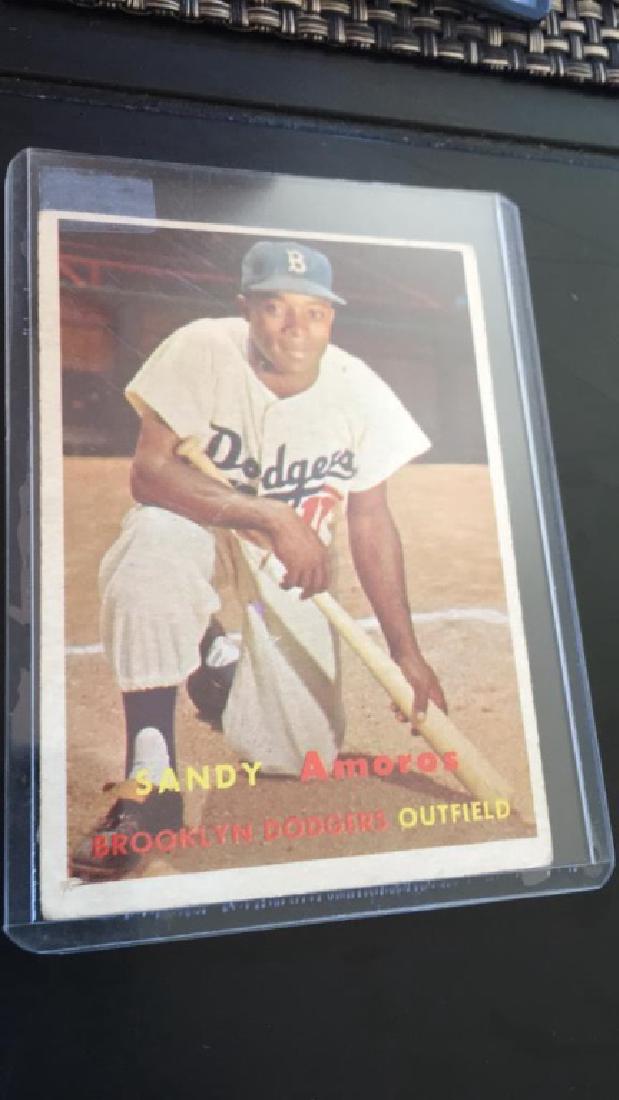 Sandy Amoros 1957 Topps (1 of 2)