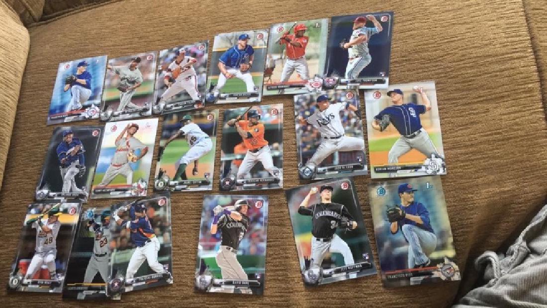2017 bowman and bowman chrome RC lot of 18 cards (1 of 5)