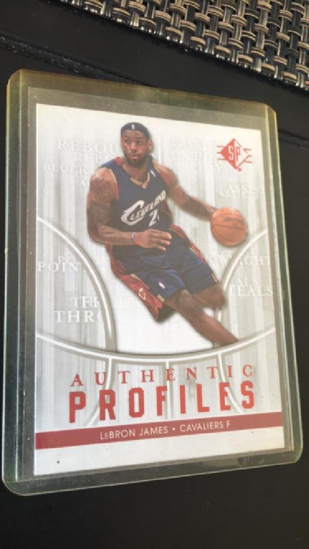 Lebron James 2008-09 SP authentic profiles insert (1 of 2)