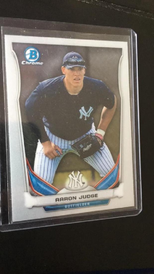 Aaron Judge 2014 Bowman chrome RC (1 of 2)