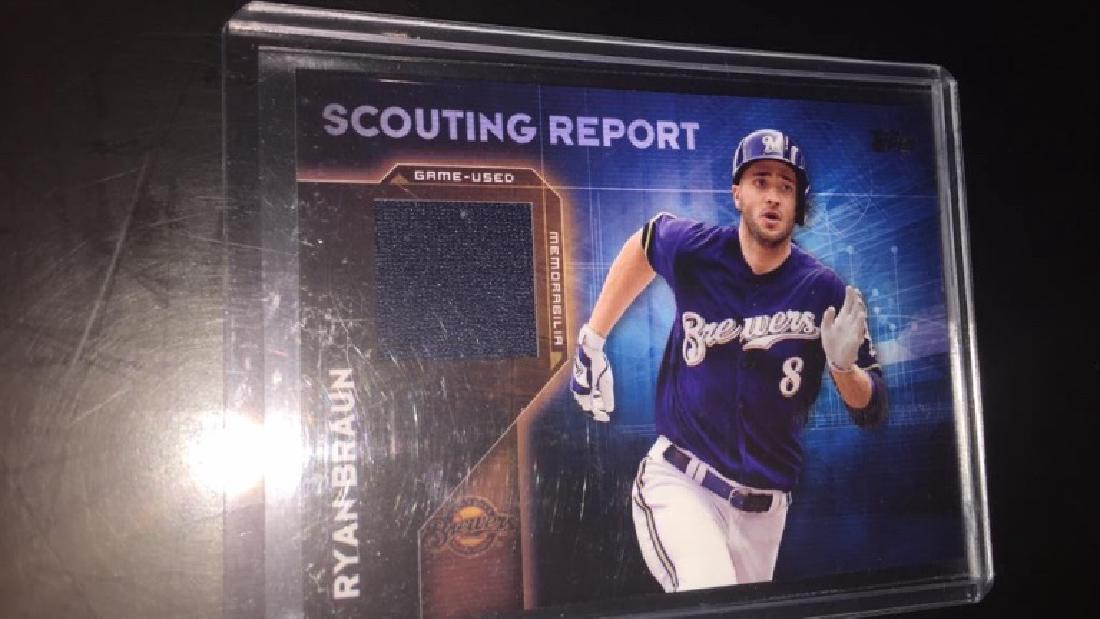 Ryan Braun top scouting report jersey card (1 of 1)