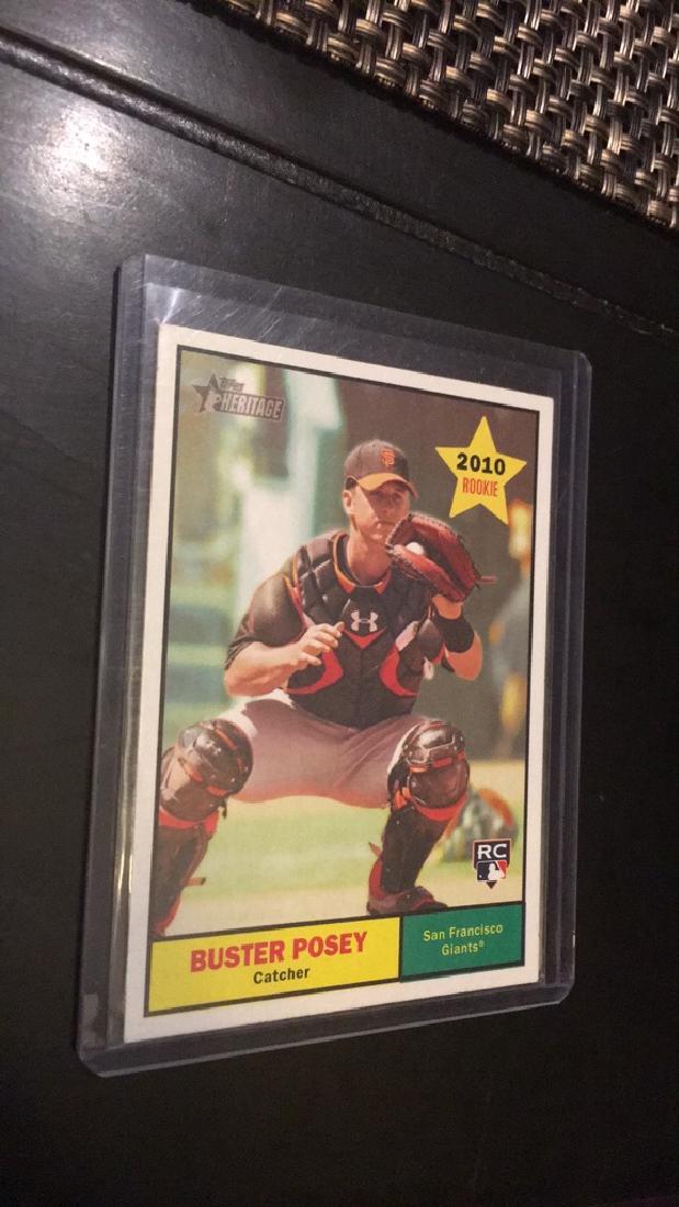 Buster posey 2010 Topps heritage RC (1 of 2)