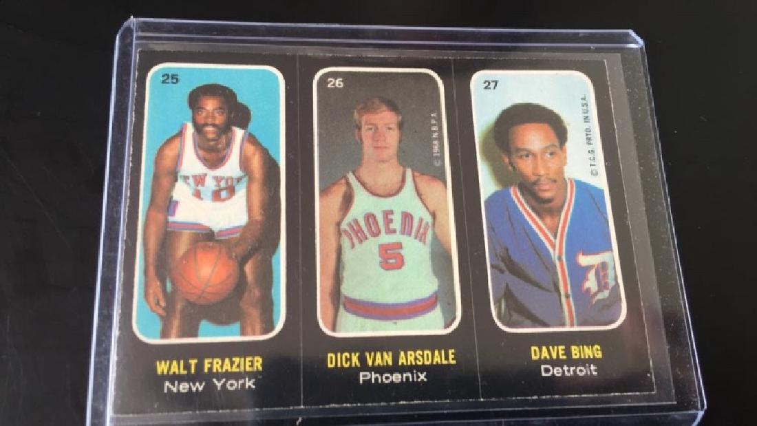 1968 Topps Walt Frazier Dave Bing and Dick Van (1 of 2)