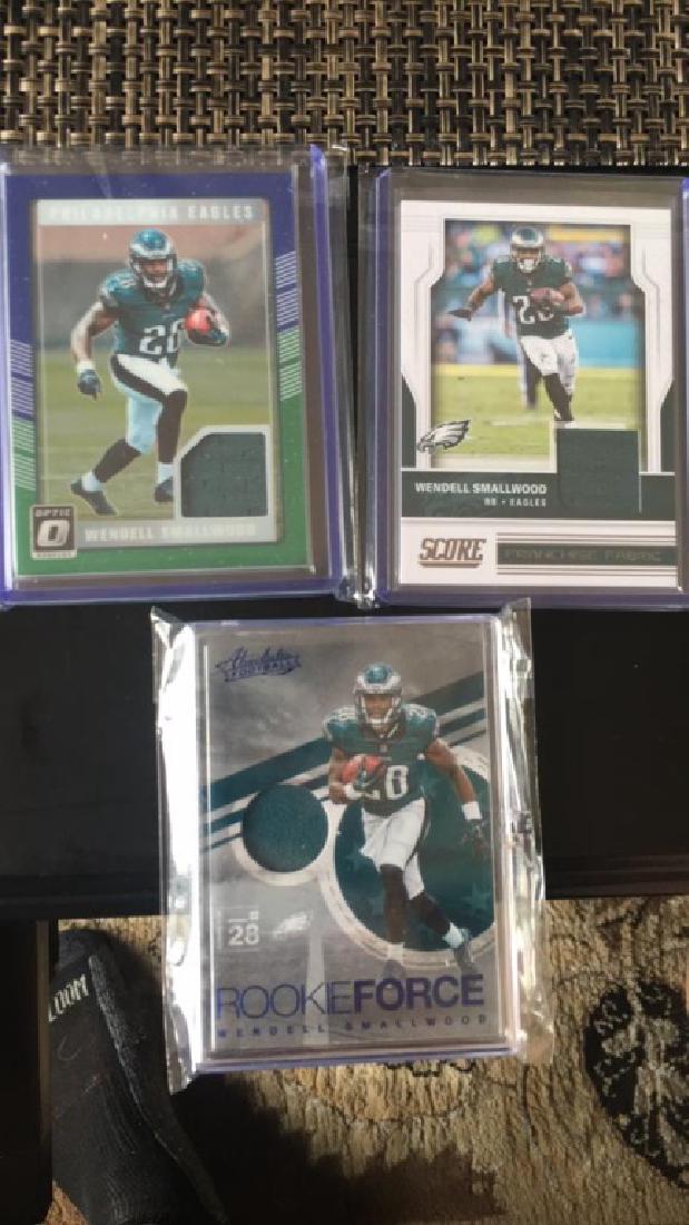 Wendell Smallwood 3 Jersey RC cards (1 of 5)