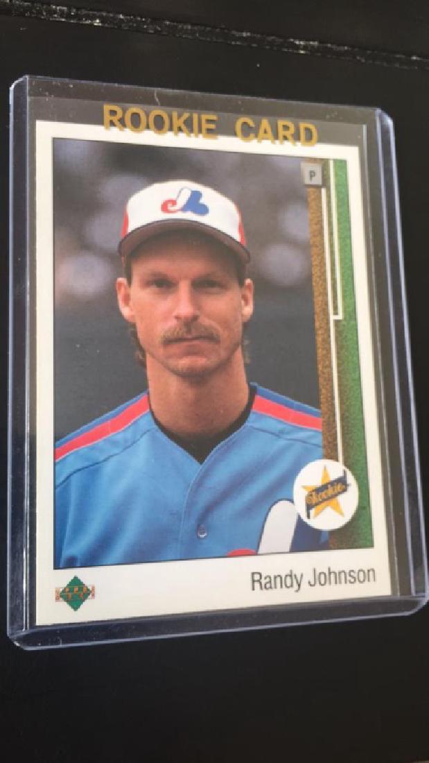 Randy Johnson 1989 Upper deck RC (1 of 2)