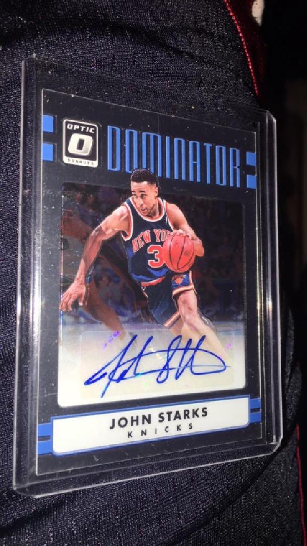 John Starks optic auto: John Starks optic auto