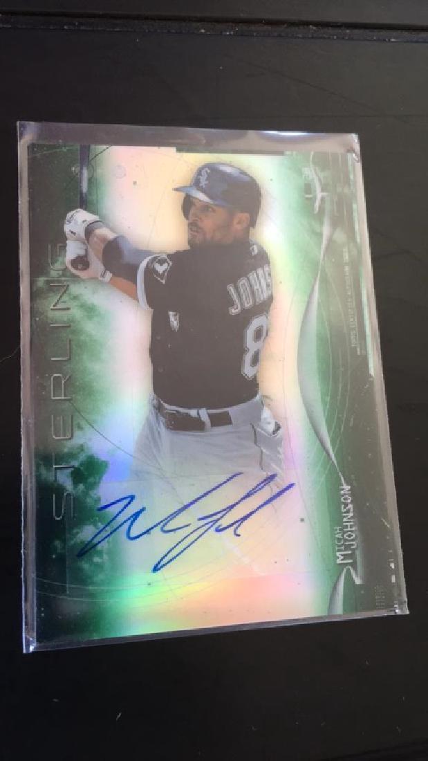 Micah Johnson 2014 bowman Sterling green auto (1 of 3)