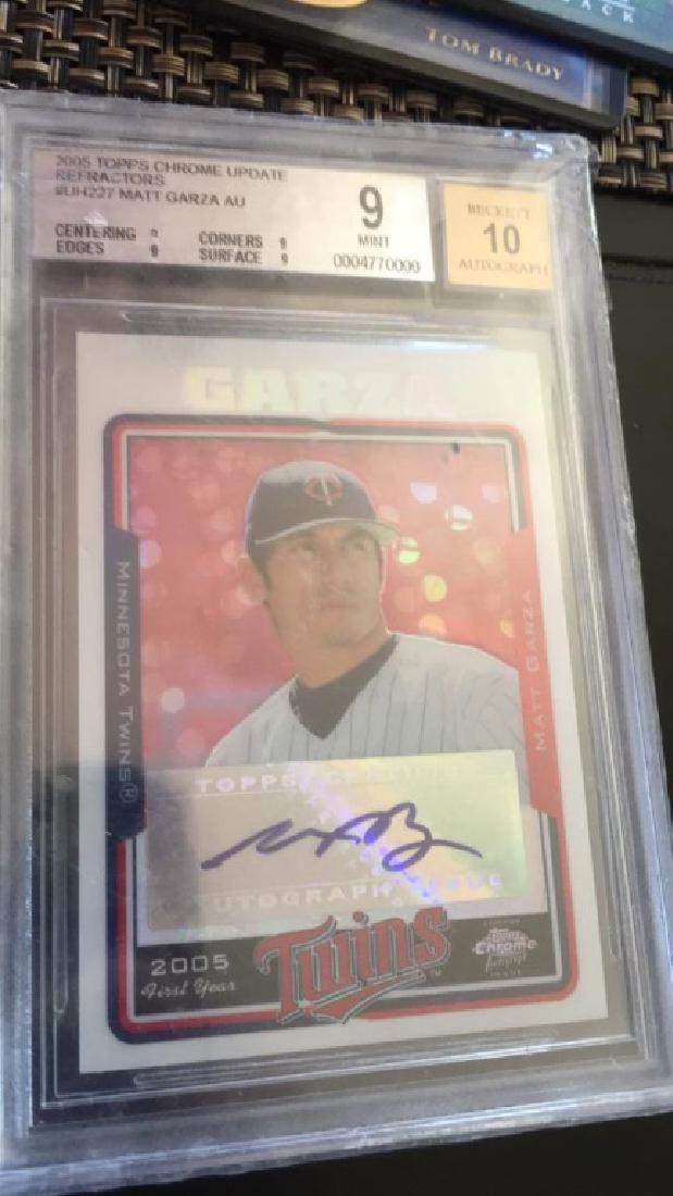 Matt garza 2005 Topps chrome update auto RC (1 of 2)