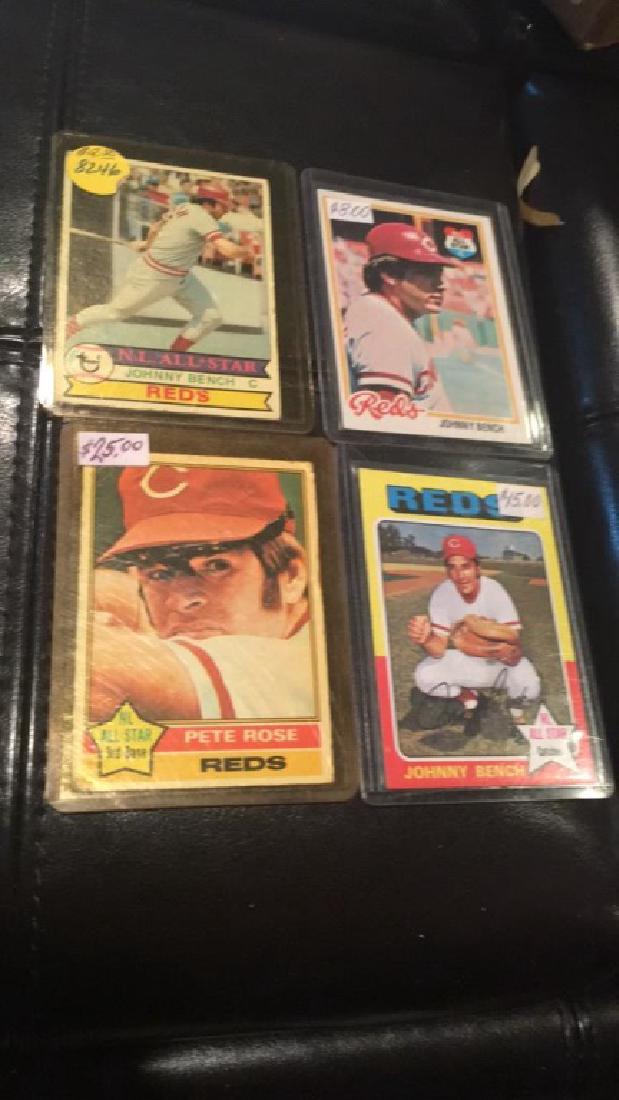 Johnny bench and Pete Rose 1975 1976 1978 and (1 of 4)
