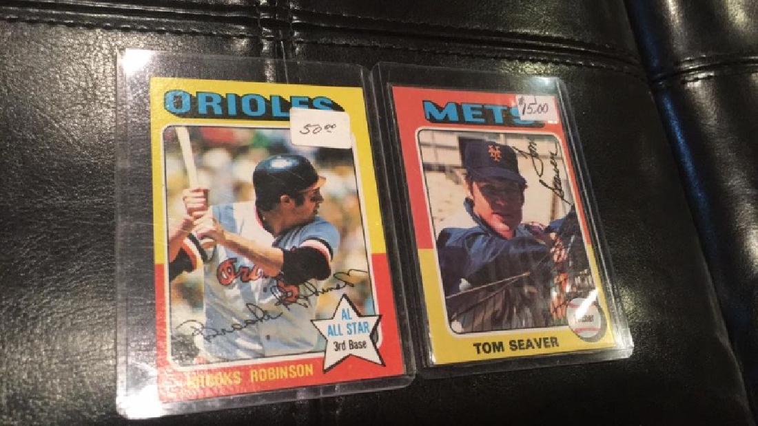 Brooks Robinson and Tom Seaver 1975 Topps lot (1 of 4)