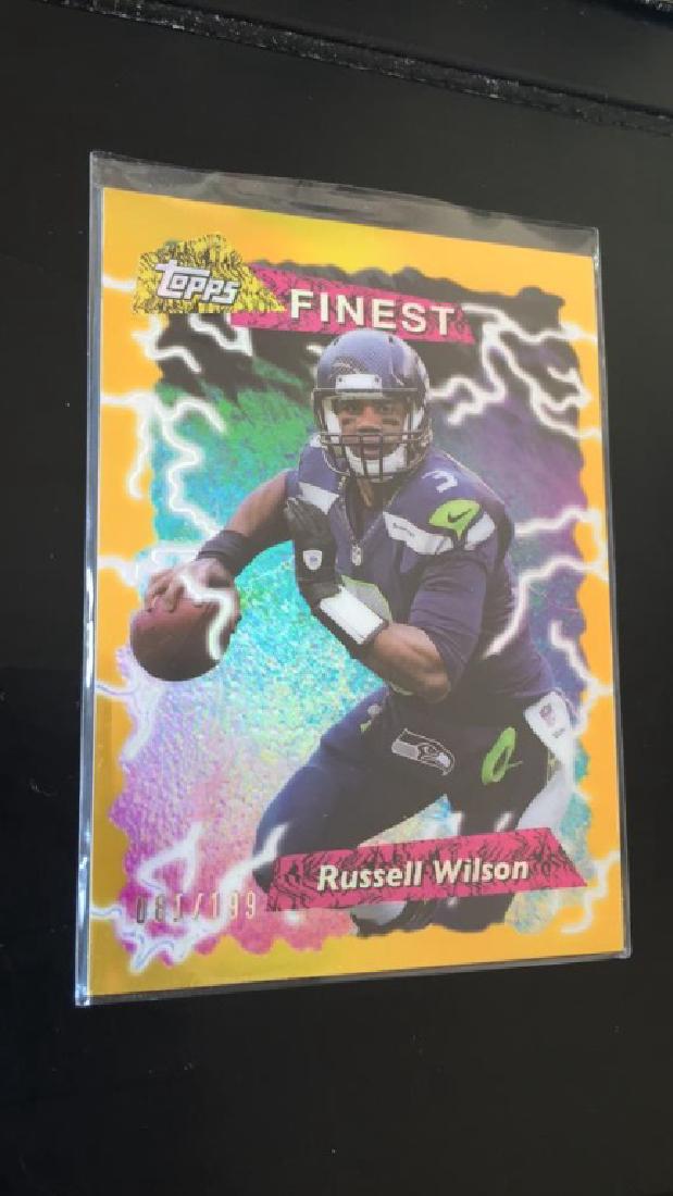 Russell Wilson 2015 Topps finest gold /199 (1 of 2)